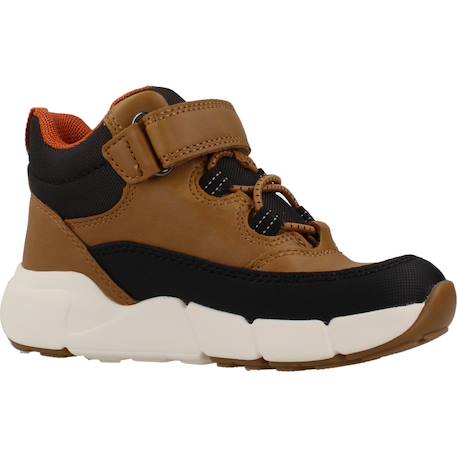 Baskets bébé garçon en cuir flexyper mini Bleu c0045+Marron c2g9b 11 - vertbaudet enfant 