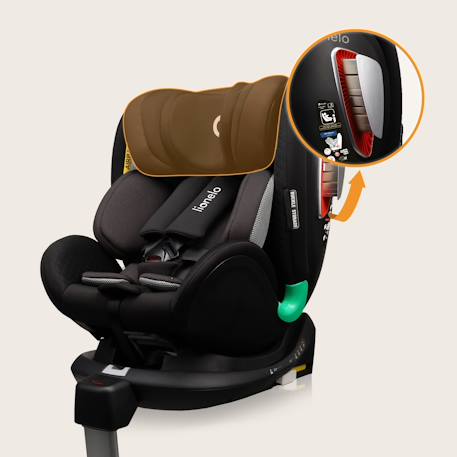 Siège-auto pivotant 360° antoon plus i-size 40-105 cm avec isofix Black onyx 3 - vertbaudet enfant 
