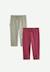 Lot de 2 leggings enfant en molleton ultra chaud misti Prune 1 - vertbaudet enfant 