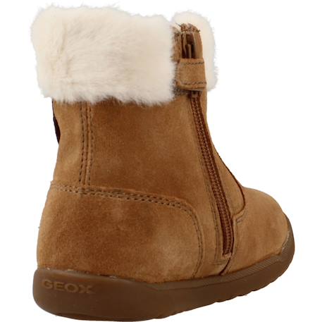 Baskets enfant fille en cuir macchia Brun clair c6627 3 - vertbaudet enfant 