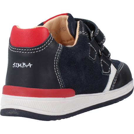 Derbies bébé garçon en cuir Bleu c4075+Noir c0005 3 - vertbaudet enfant 