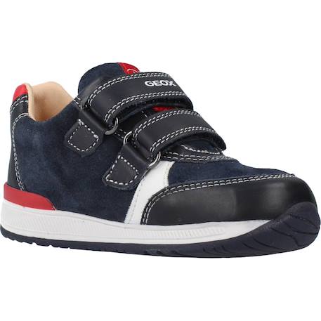 Derbies bébé garçon en cuir Bleu c4075+Noir c0005 5 - vertbaudet enfant 