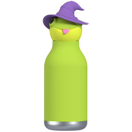 Gourde isotherme spookie sorcière (460 ml) Vert, violet, noir 1 - vertbaudet enfant 