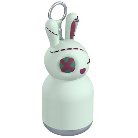 Mini gourde isotherme spookie lapin zombie (200 ml) Vert d'eau, rouge, vert 2 - vertbaudet enfant 