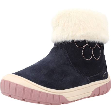 Bottes bébé fille en cuir omar Bleu 4 - vertbaudet enfant 