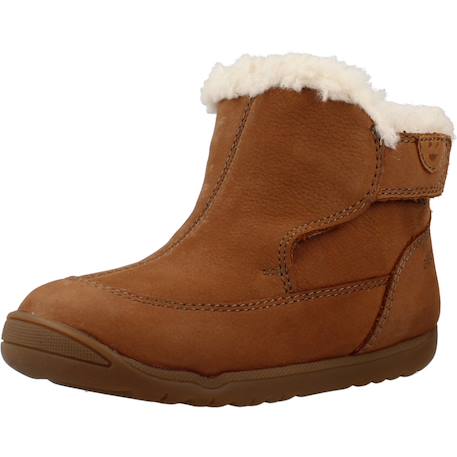 Baskets bébé garçon en cuir macchia Marron c6777 4 - vertbaudet enfant 