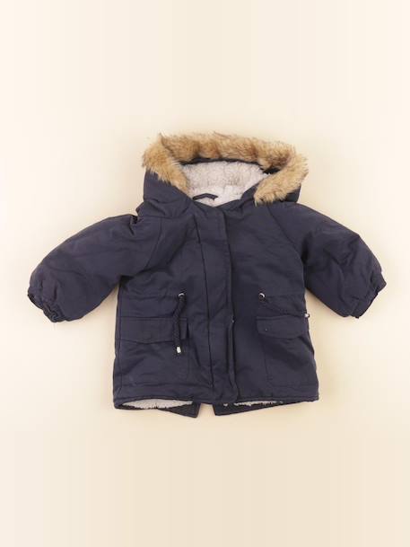 Manteau - 12 mois Bleu 1 - vertbaudet enfant 