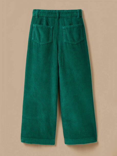 Pantalon flare en velours Cerise+Marine+Vert pin 11 - vertbaudet enfant 