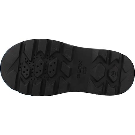 Baskets bébé fille en cuir kiddartah Blanc c1m9b+Noir c9999 6 - vertbaudet enfant 