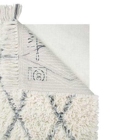 Tapis lavable en laine âme berbère Blanc 5 - vertbaudet enfant 