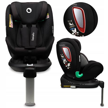 Siège-auto pivotant 360° antoon plus i-size 40-105 cm avec isofix Black onyx 1 - vertbaudet enfant 