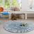 Tapis lavable rond alphabet abc Blanc+Bleu+Pink 8 - vertbaudet enfant 