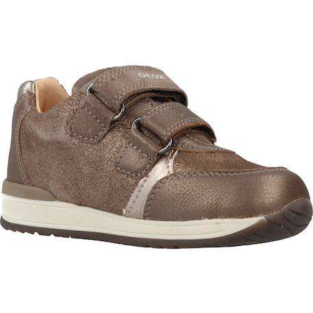 Derbies bébé fille en cuir rishon Marron c1x2u+Rose c8j8n 5 - vertbaudet enfant 