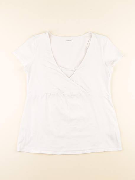 Tee-shirt allaitement - 38 à 40 Blanc 1 - vertbaudet enfant 