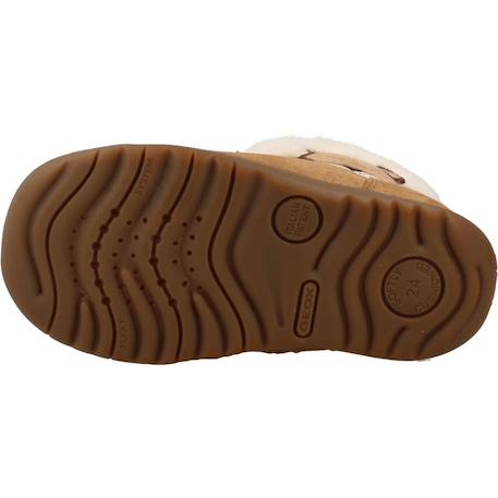 Baskets enfant fille en cuir macchia Brun clair c6627 6 - vertbaudet enfant 