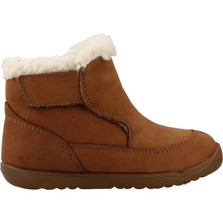 Baskets bébé garçon en cuir macchia Marron c6777 1 - vertbaudet enfant 