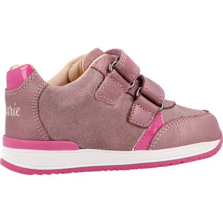 Derbies bébé fille en cuir rishon Marron c1x2u+Rose c8j8n 7 - vertbaudet enfant 