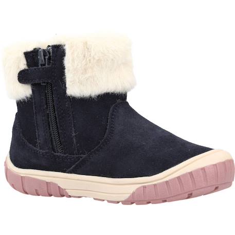 Bottes bébé fille en cuir omar Bleu 5 - vertbaudet enfant 