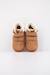 Baskets bébé fille en cuir Brun clair c6627 3 - vertbaudet enfant 