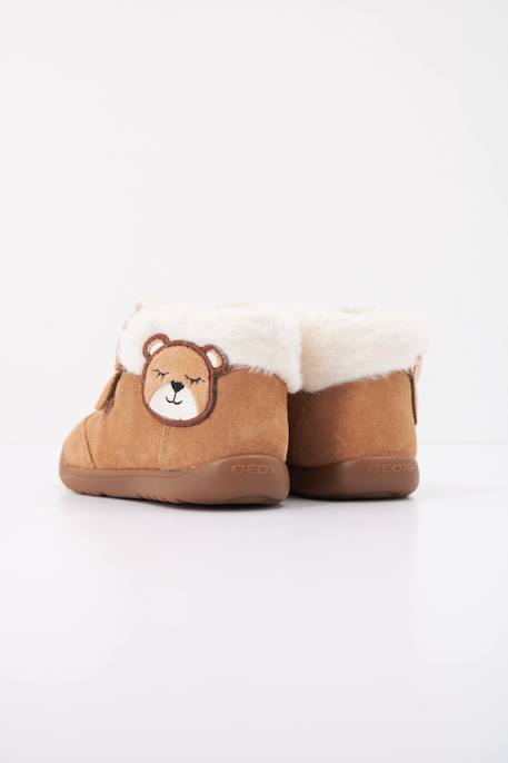 Baskets bébé fille en cuir Brun clair c6627 1 - vertbaudet enfant 