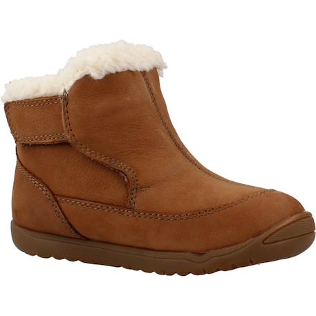 Baskets bébé garçon en cuir macchia Marron c6777 5 - vertbaudet enfant 