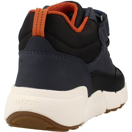 Baskets bébé garçon en cuir flexyper mini Bleu c0045+Marron c2g9b 3 - vertbaudet enfant 