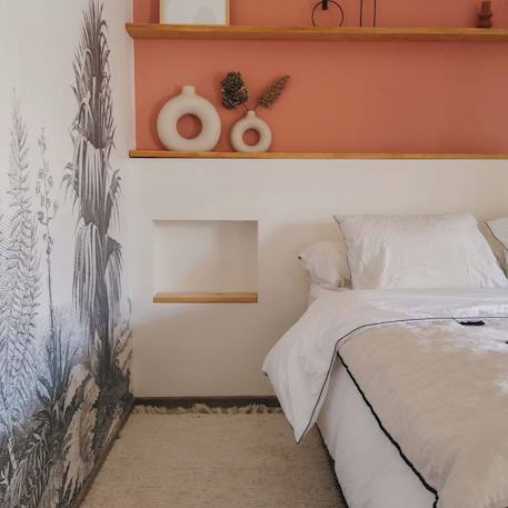 Tapis de couloir lavable en laine koa grès Naturel 3 - vertbaudet enfant 