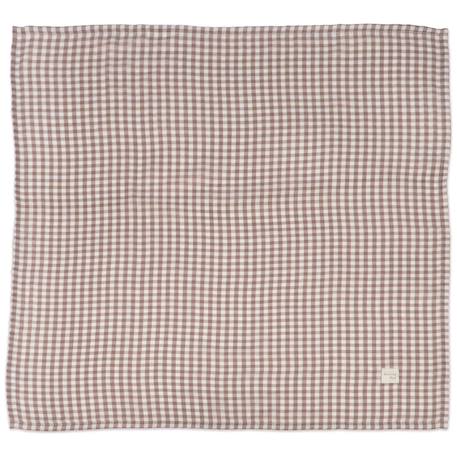 Lange praliné vichy moka (120x120 cm) Marron 3 - vertbaudet enfant 