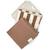 Lot de 3 lingettes caramel sailor (28 x 28 cm) Blanc, marron 2 - vertbaudet enfant 