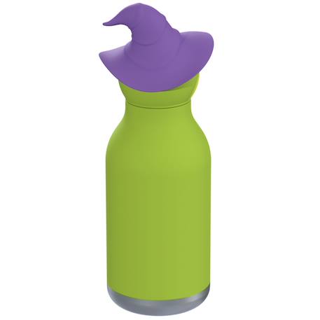 Gourde isotherme spookie sorcière (460 ml) Vert, violet, noir 4 - vertbaudet enfant 