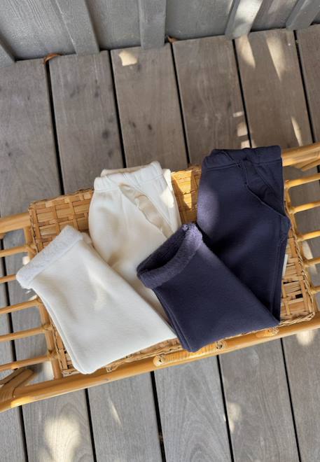 Lot de 2 leggings bébé en molleton ultra chaud ilana Bleu 1 - vertbaudet enfant 