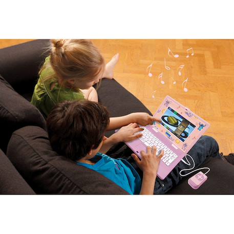 Ordinateur éducatif couleur angel stitch en/fr ROSE 5 - vertbaudet enfant 