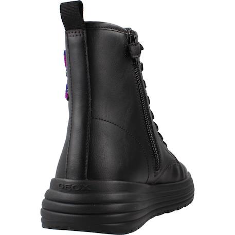 Bottines fille zippées j phaolae Noir c9997+Noir c9999 3 - vertbaudet enfant 