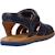 Sandales enfant garçon en cuir bicho Bleu marine 3 - vertbaudet enfant 