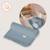 Couverture en mousseline muslin blanket 70 x 100 cm en coton, 6 couches, respirante et polyvalente Dove grey+Dusty pink+Natural cream+Stone blue 22 - vertbaudet enfant 