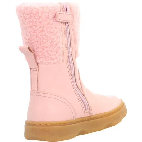 Bottes enfant fille en cuir kiddo Rose 3 - vertbaudet enfant 