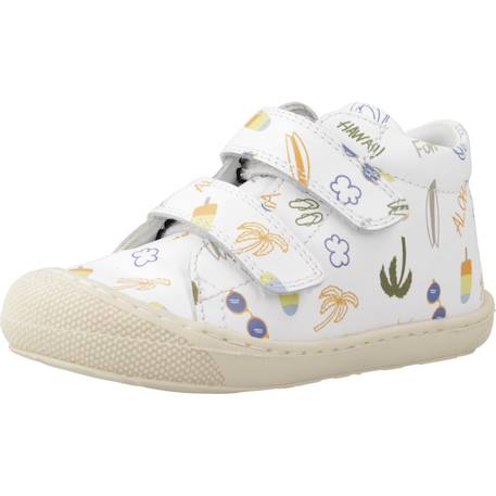 Derbies bébé garçon en cuir cocoon Blanc blanco 4 - vertbaudet enfant 