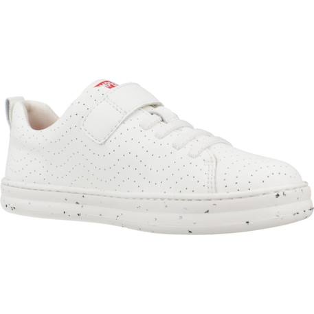 Baskets enfant garçon en cuir runner four Blanc 5 - vertbaudet enfant 