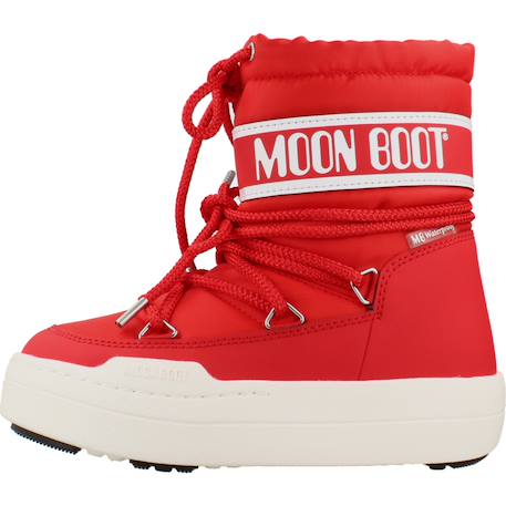 Bottes fille modèle mb jr park boot Argent+Rouge 8 - vertbaudet enfant 