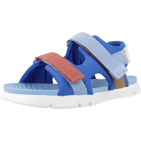 Sandales enfant fille en textile Bleu multi+Bleu multicolore 10 - vertbaudet enfant 