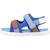 Sandales enfant fille en textile Bleu multi+Bleu multicolore 2 - vertbaudet enfant 
