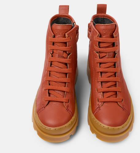 Cuir lisse Rouge moyen 3 - vertbaudet enfant 