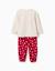 Pyjama Noel en polaire avec broderie de renne Blanc 2 - vertbaudet enfant 