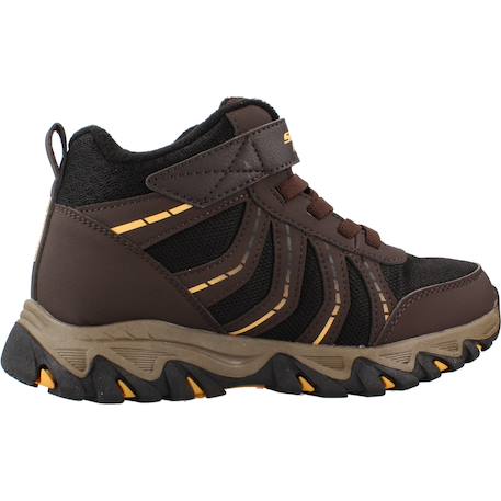 Baskets enfant garçon légère souple Marron bkbr+Noir bkrd+Vert bkgr 1 - vertbaudet enfant 