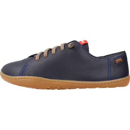 Derbies enfant garçon en cuir Bleu marine 2 - vertbaudet enfant 