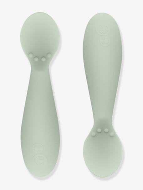 Lot de 2 cuillères 1er âge Tiny spoon en silicone VERT AMANDE 1 - vertbaudet enfant 
