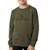 Sweat garçon crew Kaki 2 - vertbaudet enfant 