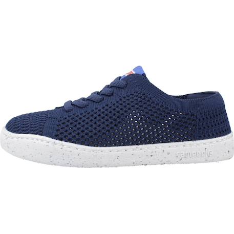 Baskets enfant garçon en textile ganxet yard-hypnos/tour Bleu foncé 2 - vertbaudet enfant 