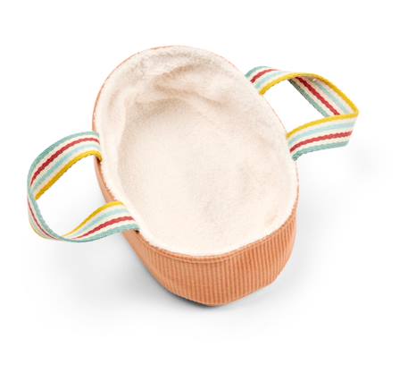 Poupée 21 cm et son couffin mela Rose saumon 4 - vertbaudet enfant 
