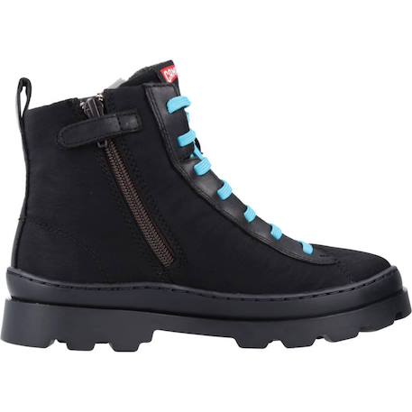 Bottes enfant garçon en textile brutus Noir 1 - vertbaudet enfant 